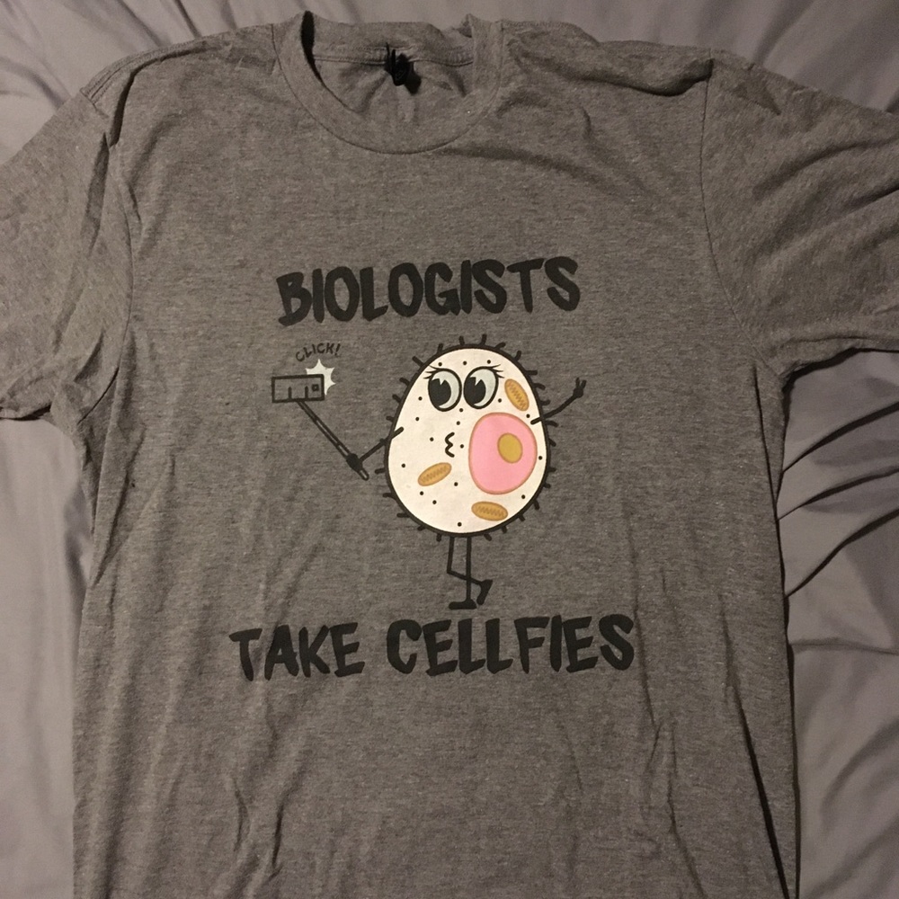 Biologist Cellfie t-shirt